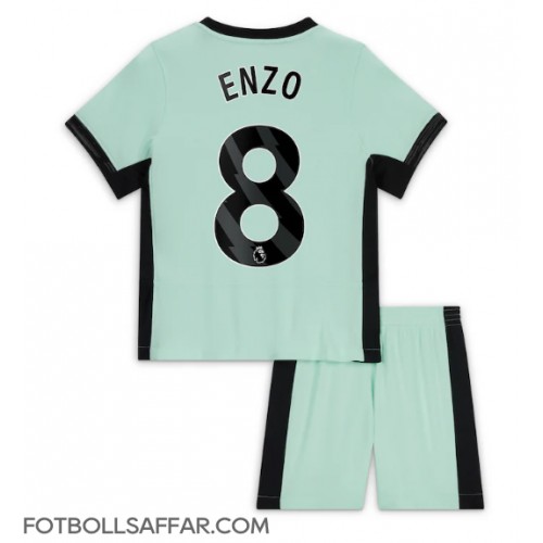 Chelsea Enzo Fernandez #8 Tredje Dräkt Barn 2023-24 Kortärmad (+ Korta byxor)
